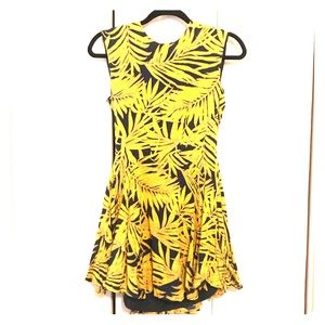 H&M Leaf Print Dress